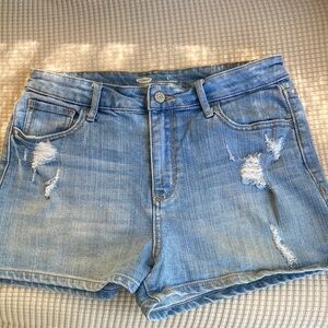 Old Navy Distressed Denim High Waist Shorts